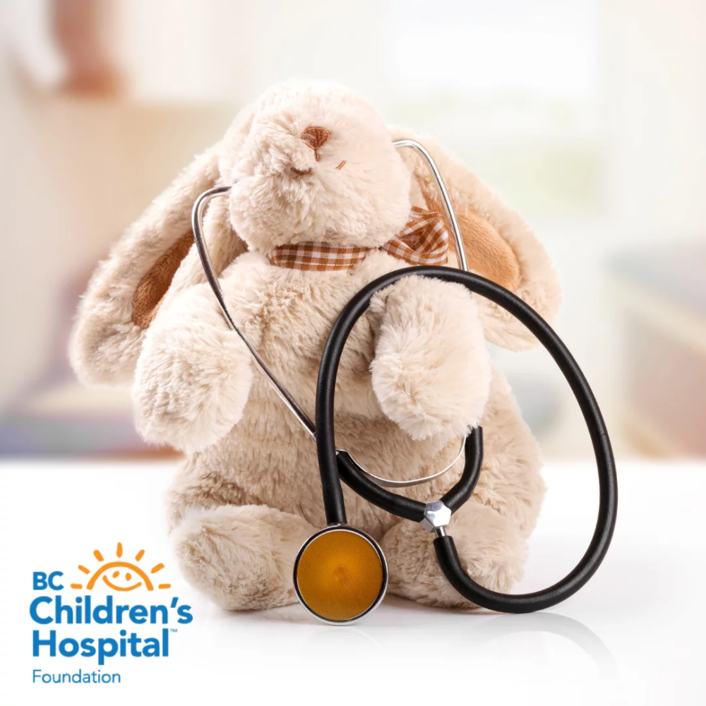 bunny plush with an esthethoscope 