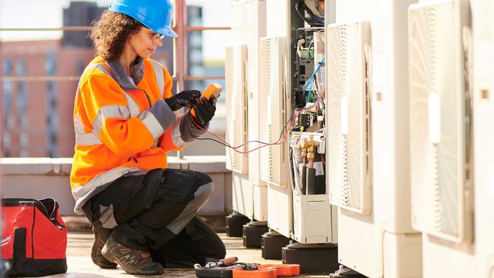 woman in trades