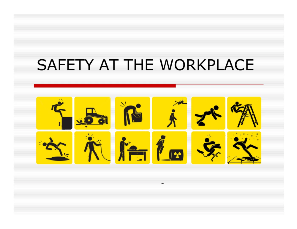 safety at the workplace diagram