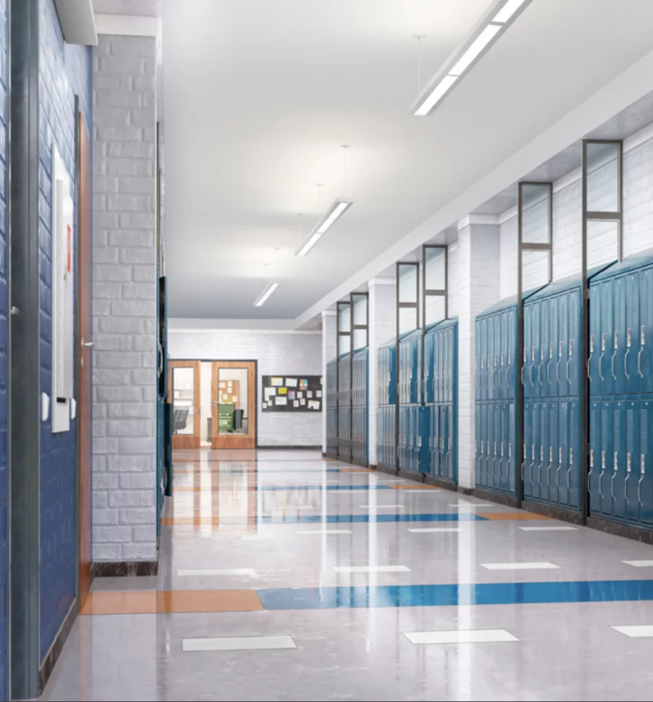school hallway