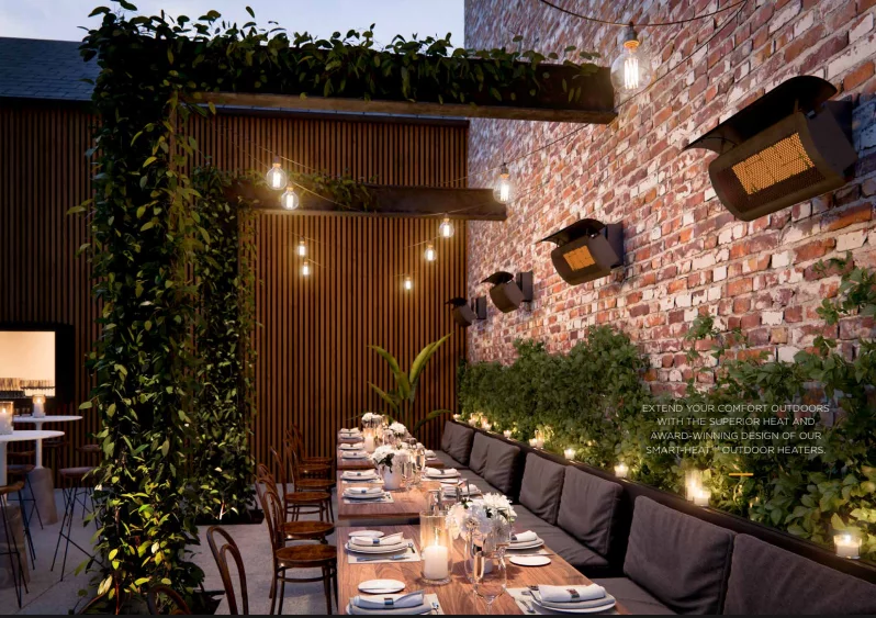 Patio with Bromic
