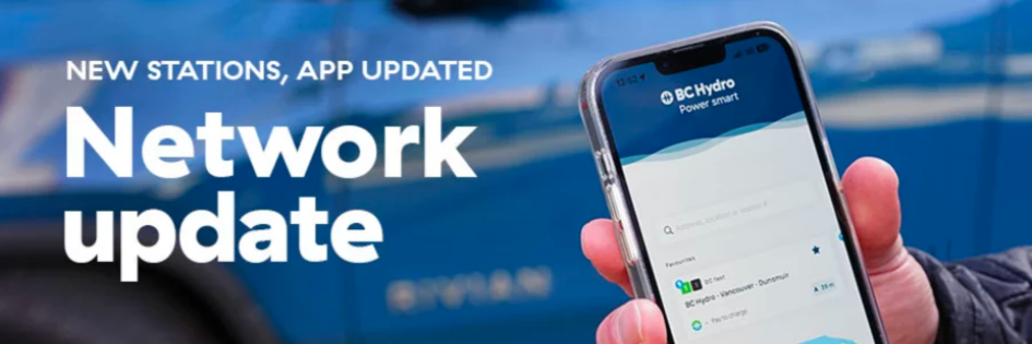 BC Hydro EV Charging Network Update