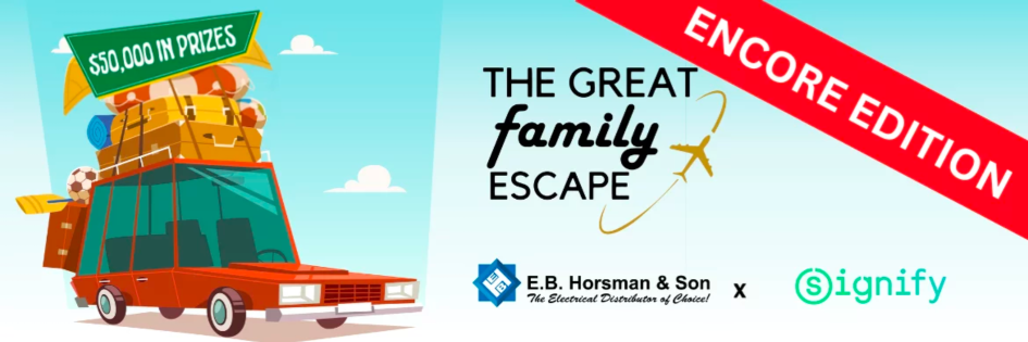 great family escape banner