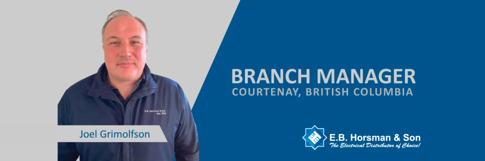Joel Grimolfson, New Courtenay Branch Manager