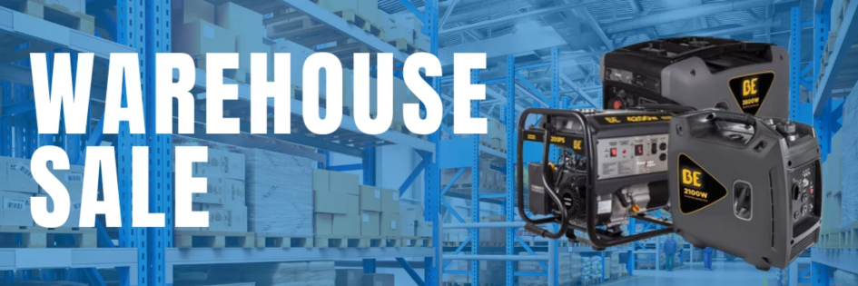 Warehouse Sale - BE Power Blowout! The Deal Gets Better!