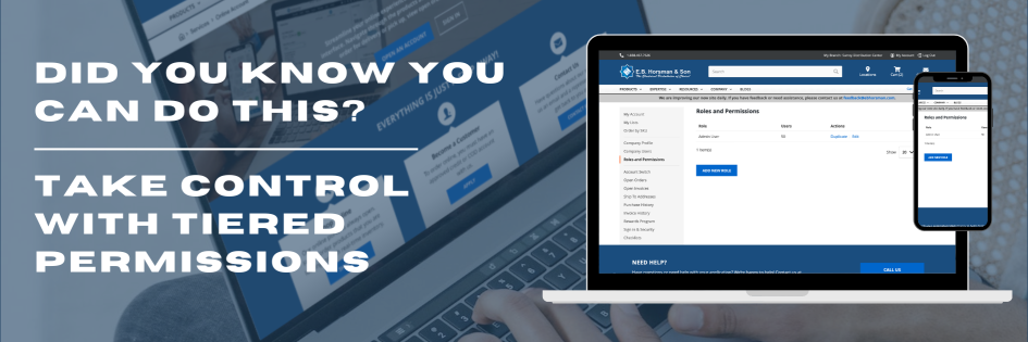 Did you know you can do this? Take control with tiered permissions!