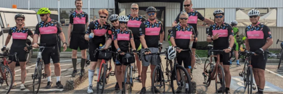 EBH staff at the ride de cure
