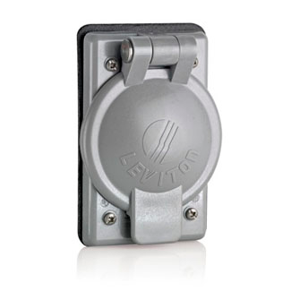 Weatherproof Single Receptacle